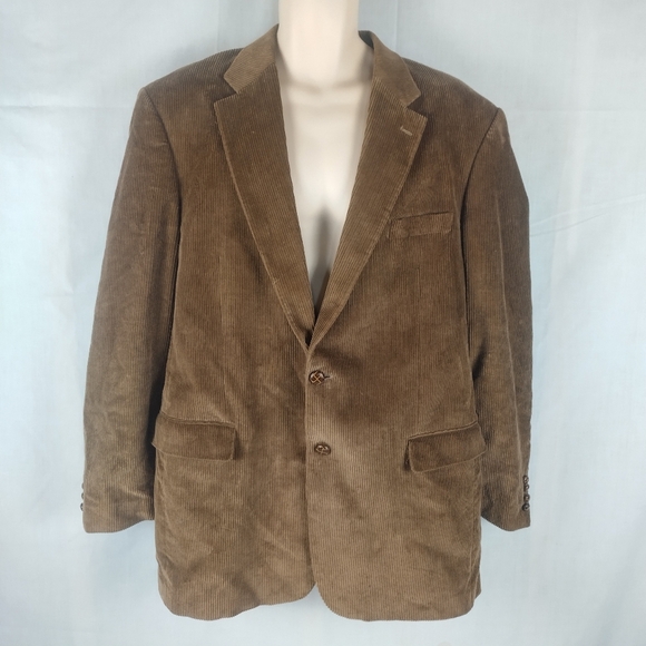 Ralph Lauren Macy’s Corduroy Blazer Jacket Mens Collection 44RL Sport Coat - Picture 3 of 14